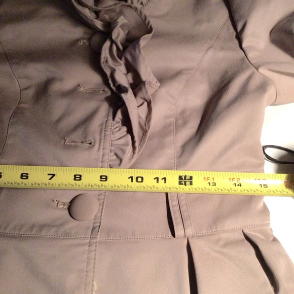 🎁 Tan RUFFLE COAT - Picture 10 of 15